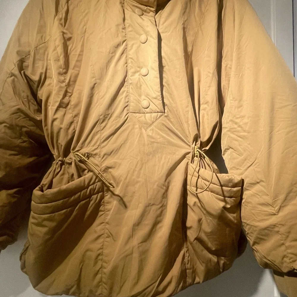 New With Tags -We The Free Golden Puffer Jacket - Picture 10 of 13